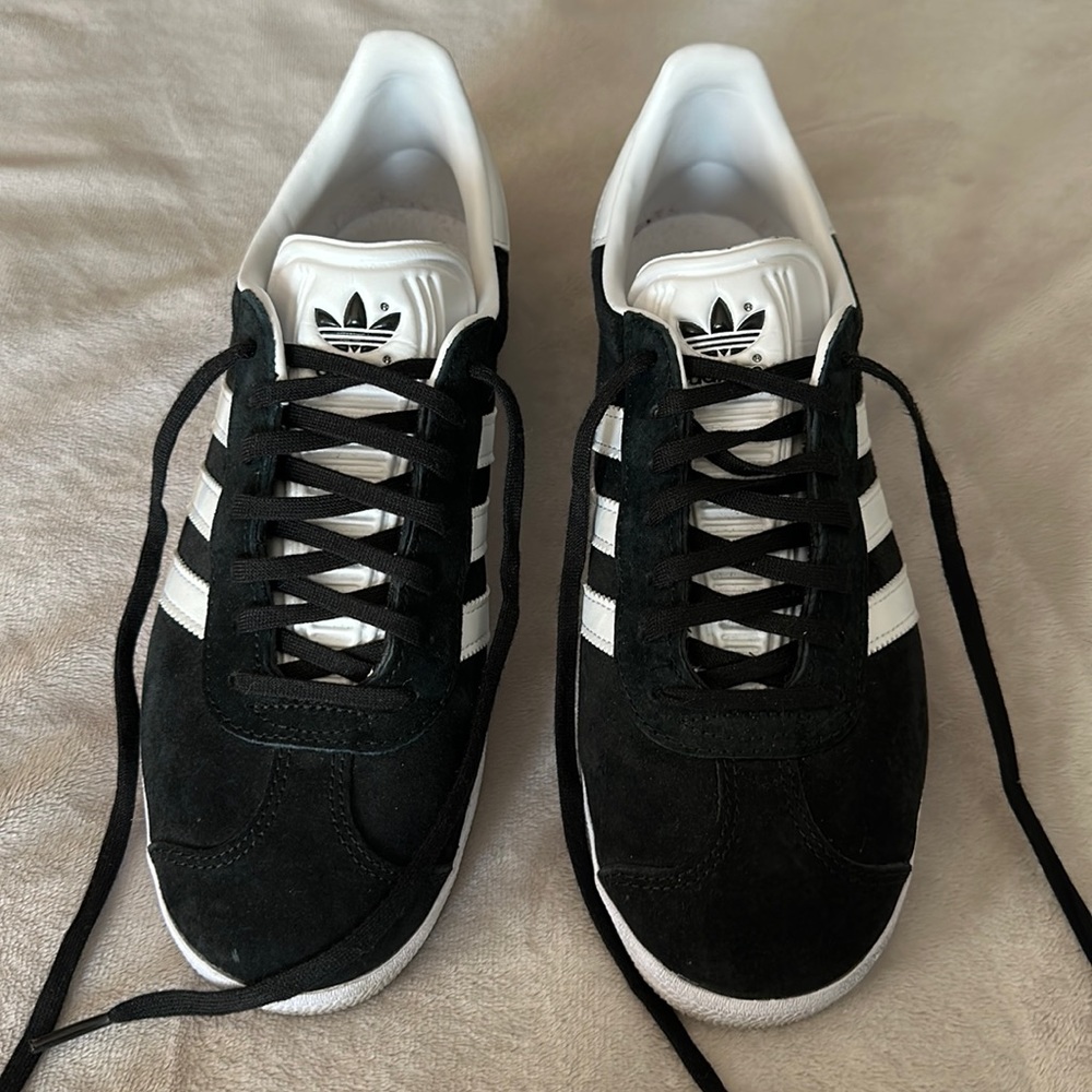 Adidas Black & White Gazelles
